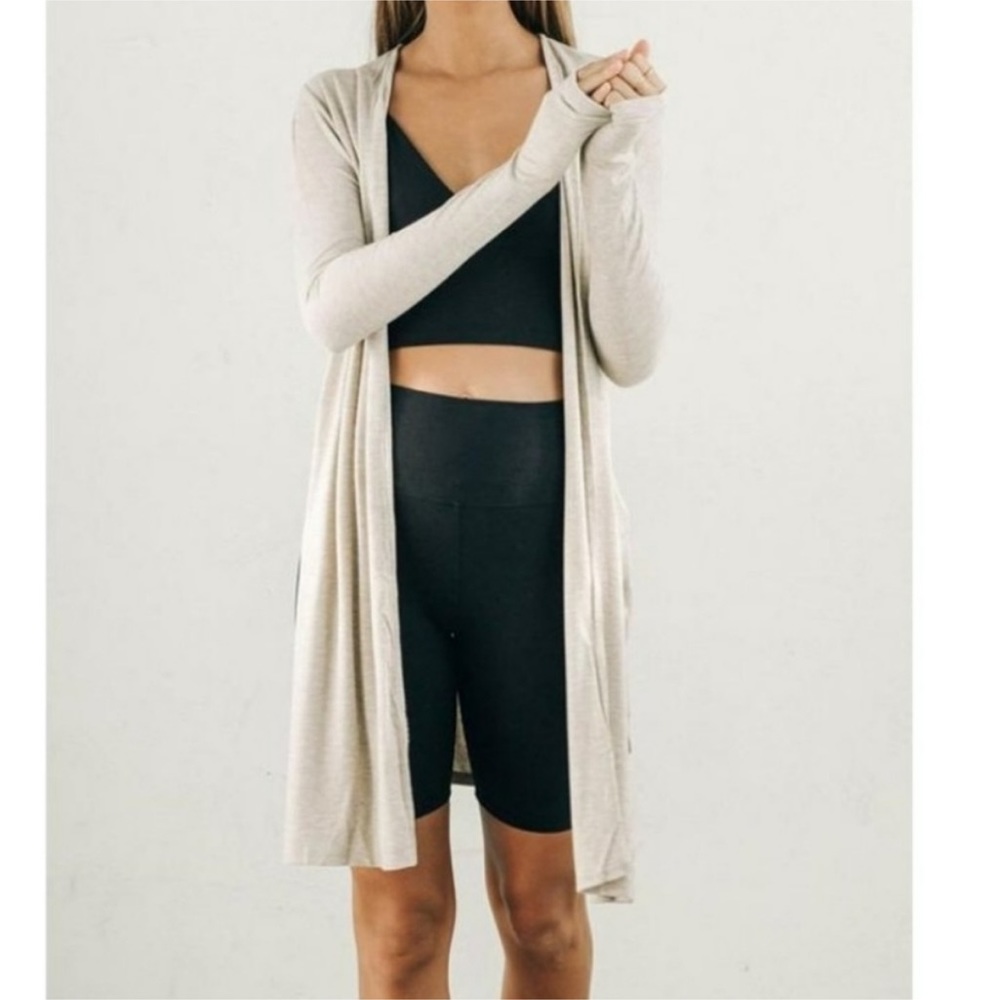 Joah Brown Luna Cardigan - Oatmeal Rib